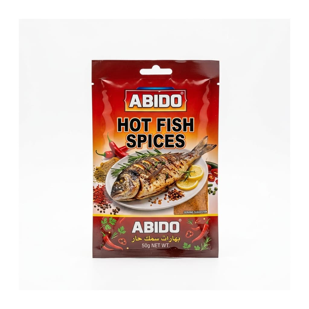 Abido Hot Fish Spices 50g