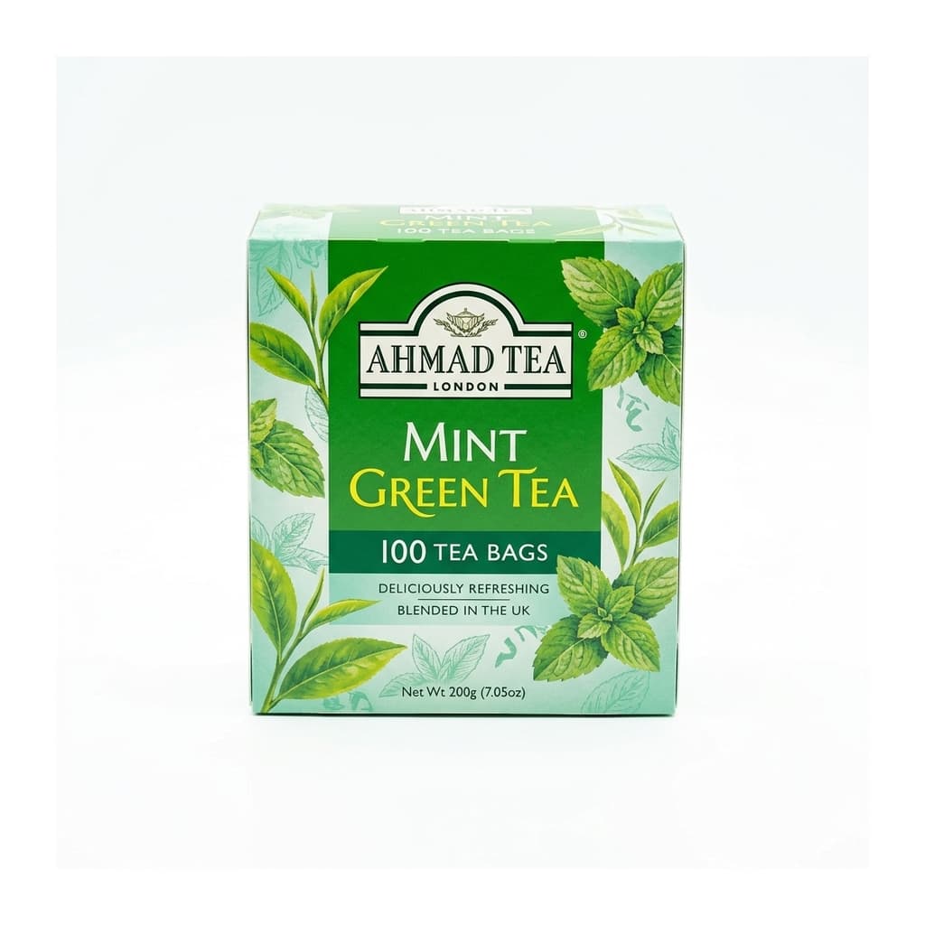 Ahmed Mint Green Tea 100 Bags