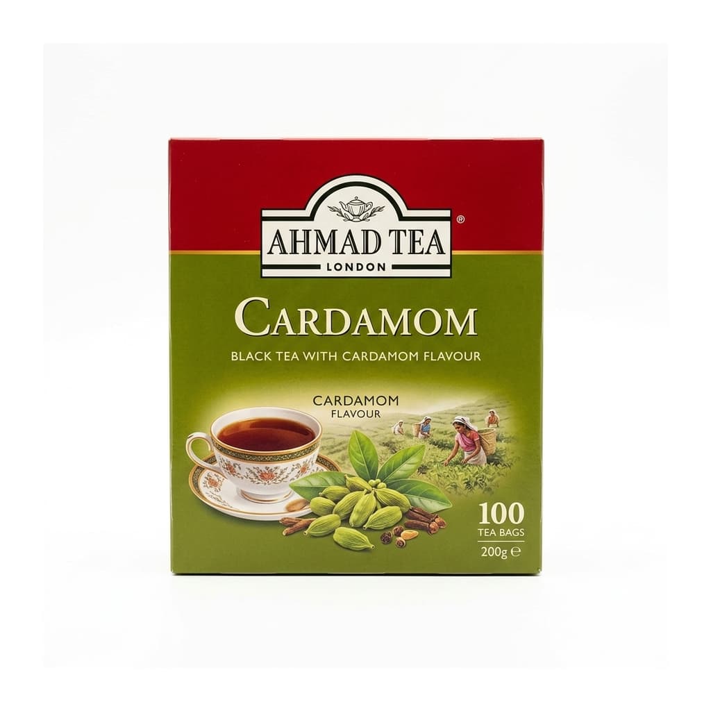 Ahmed Tea with Cardamom 100 Bags 200g