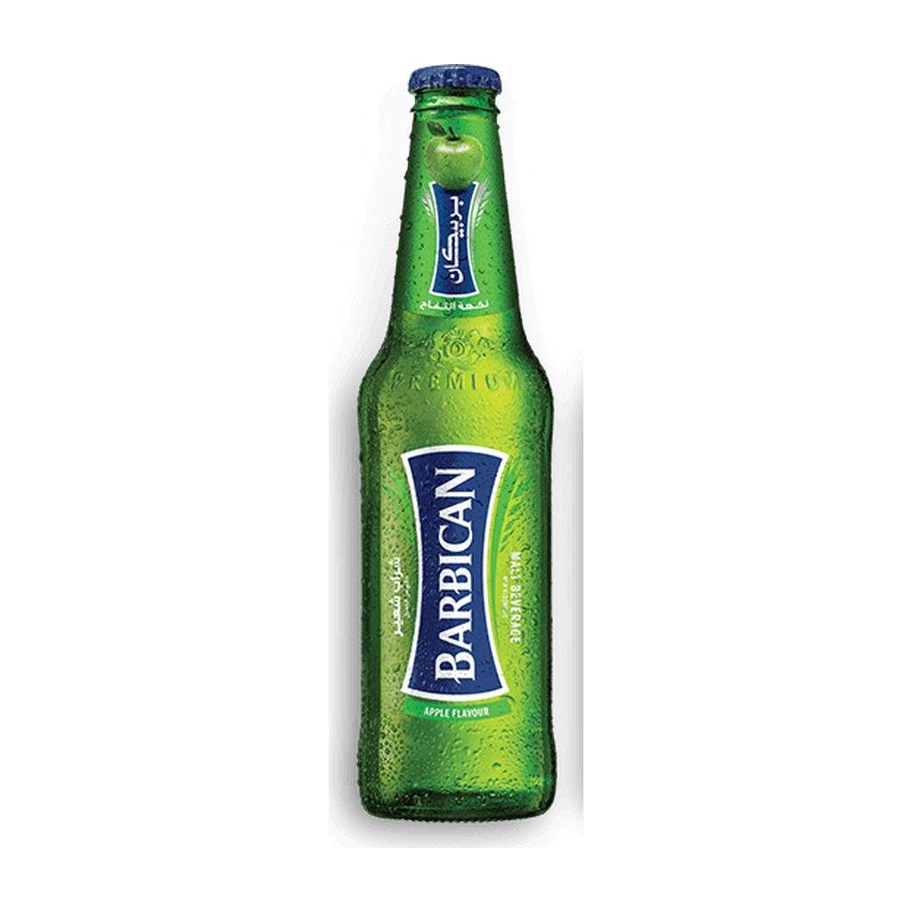 BARBICAN MALT DRINK APPLE FLAVOUR 330ML