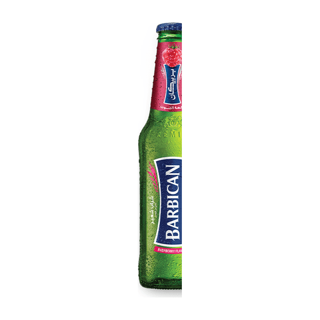 BARBICAN MALT DRINK RASPBERRY FLAVOUR 330ML