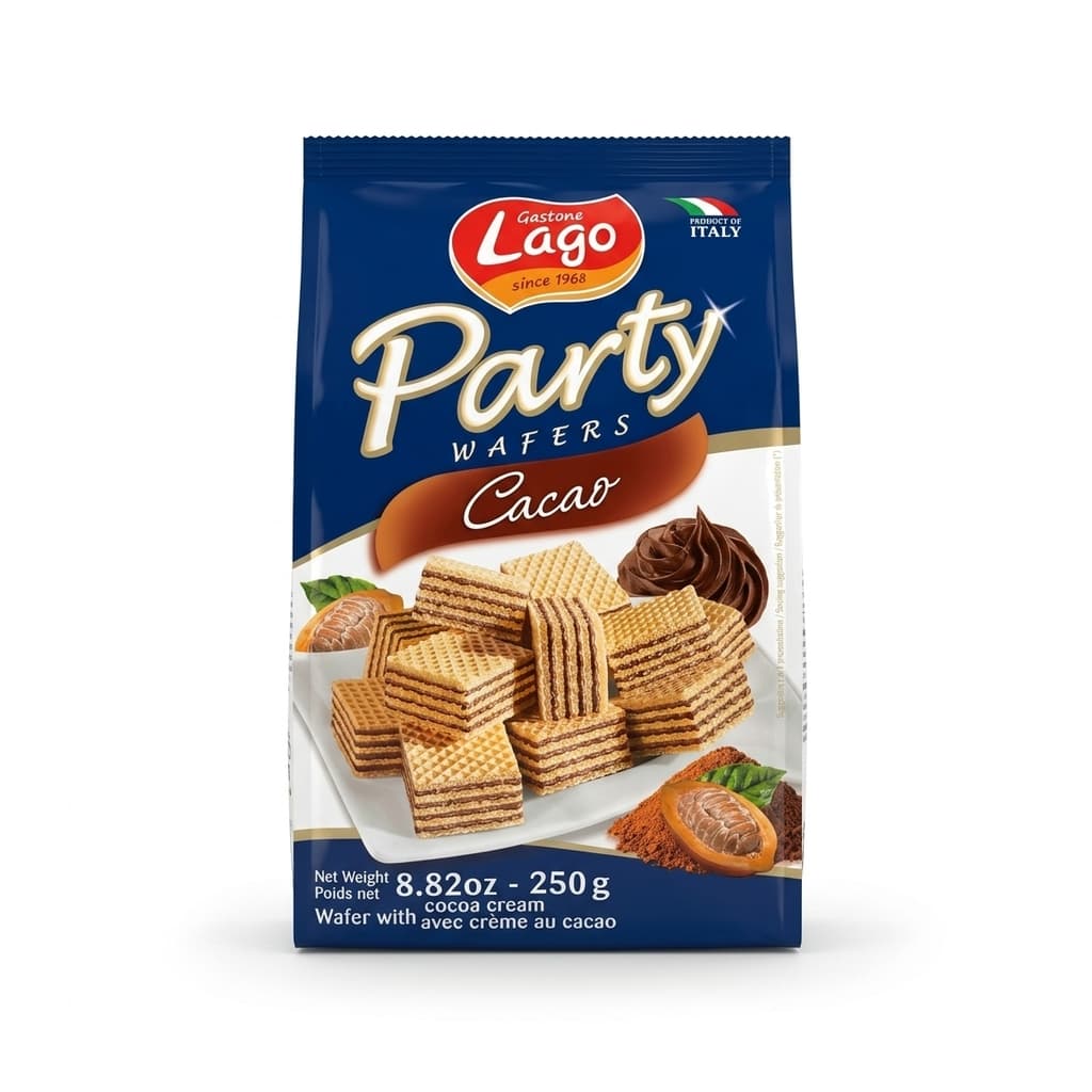 Lago Party Wafers Cacao 250g