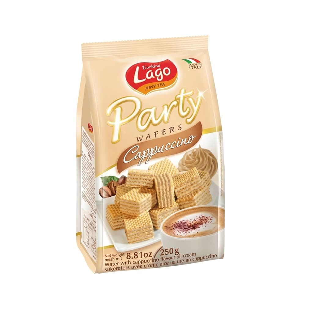 Lago Party Wafers Cappuccino 250g