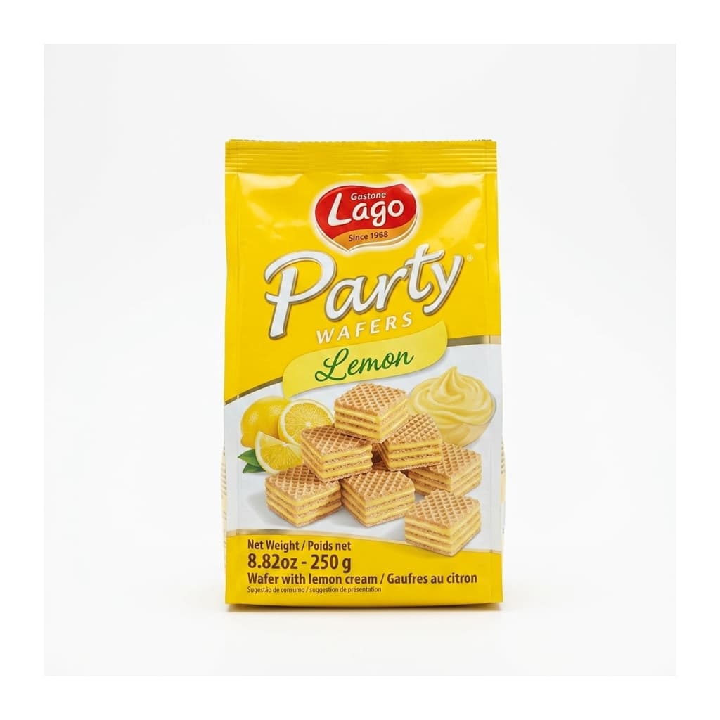 Lago Party Wafers Lemon 250g