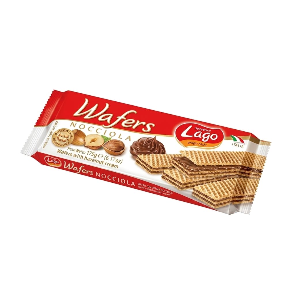 Lago Wafers Hazelnuts 175g