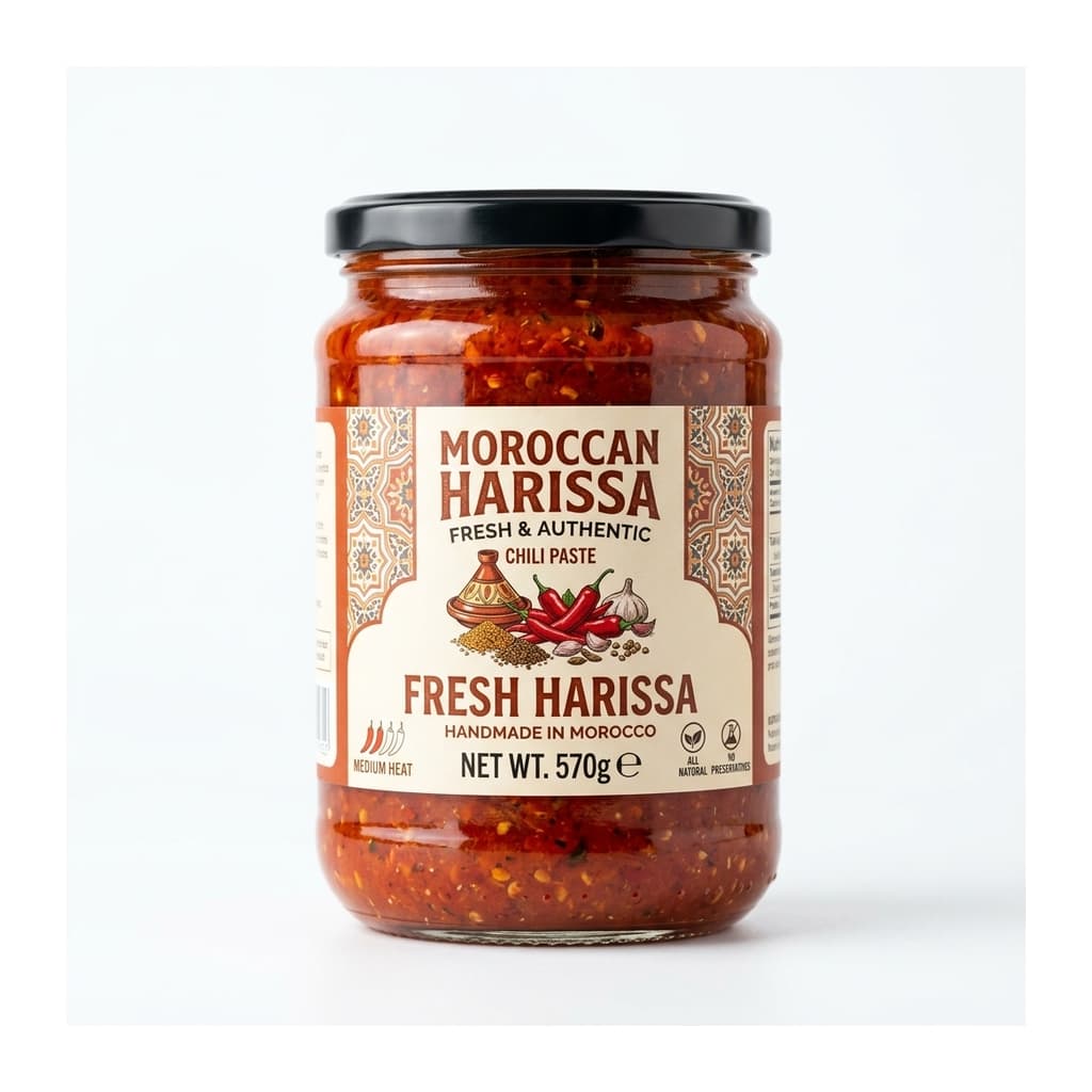 Moroccan Fresh Harissa 570g