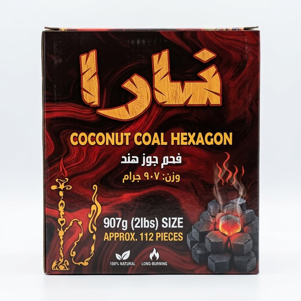 Nara Coconut Coal Hexagon 907g