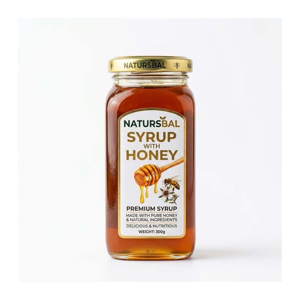 Natursbal Syrup with Honey 300g