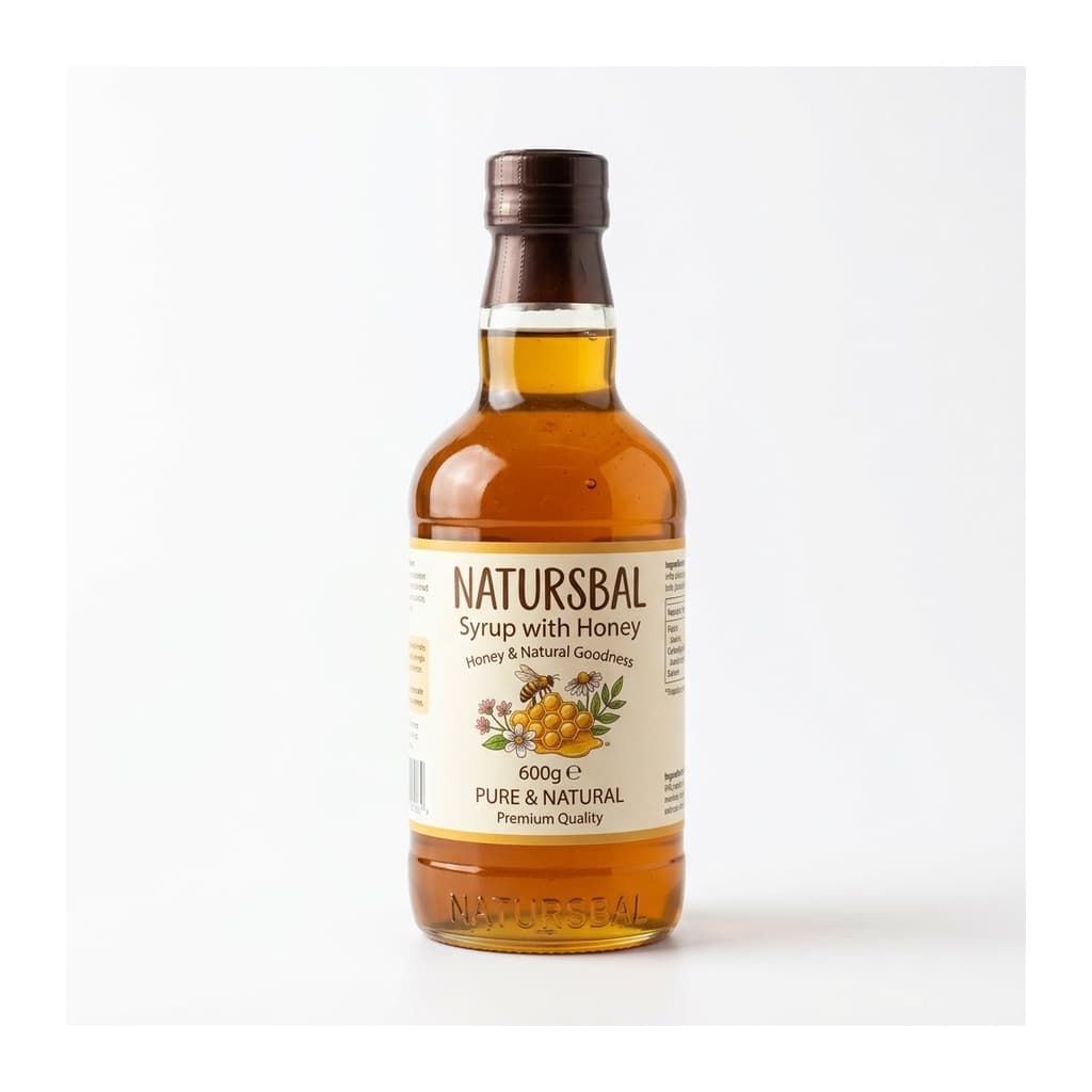 Natursbal Syrup with Honey 600g