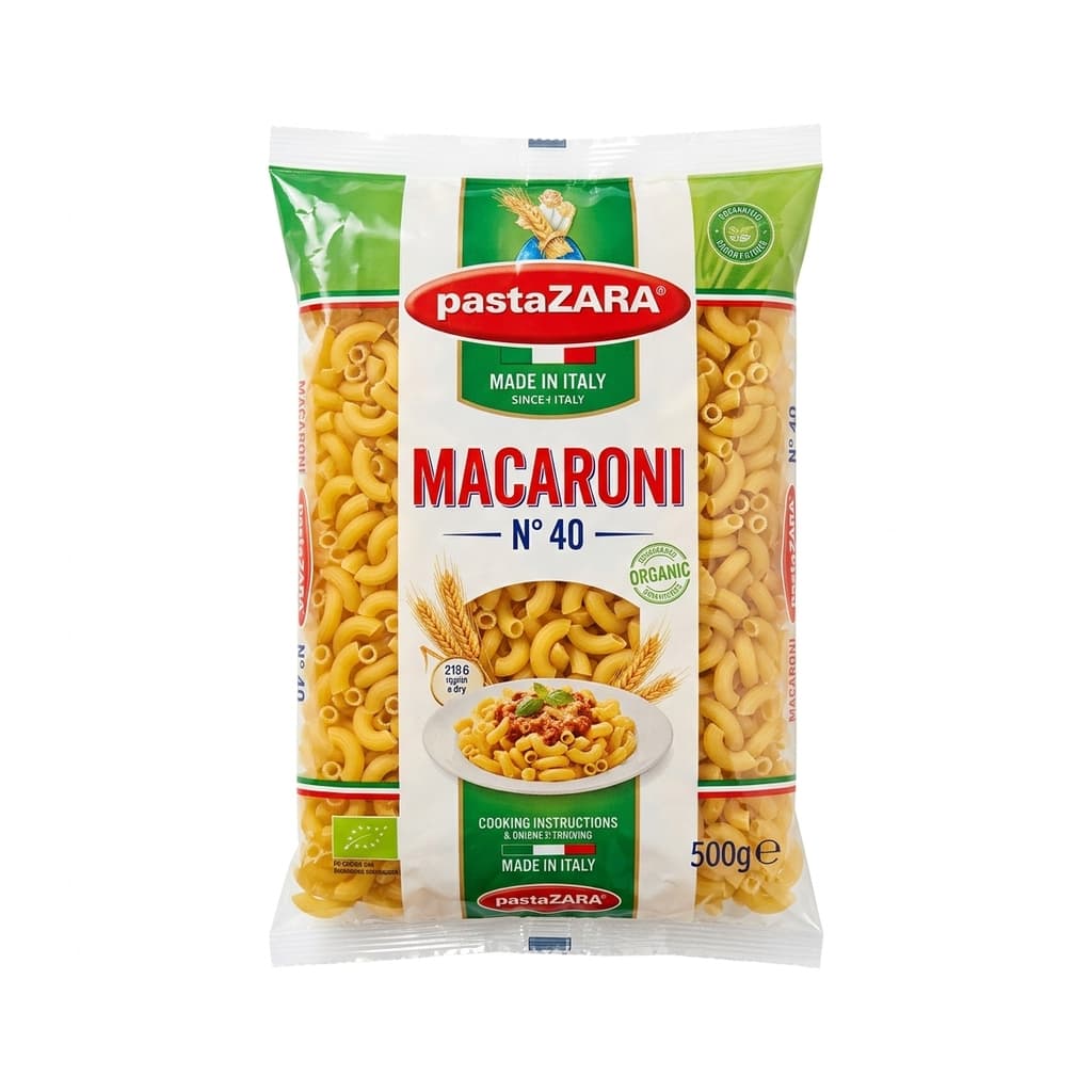 Pasta Zara 40 Macaroni 500g