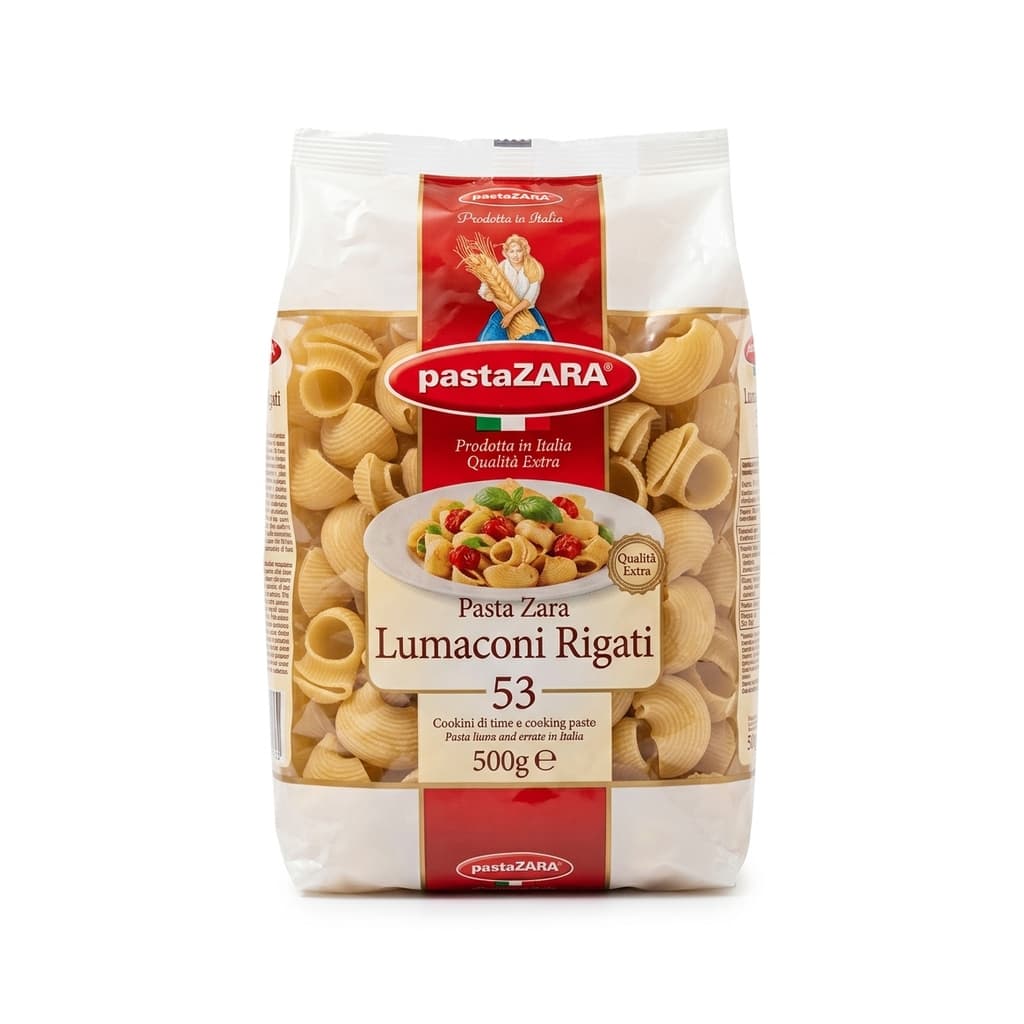 Pasta Zara 53 Lumaconi Rigati 500g