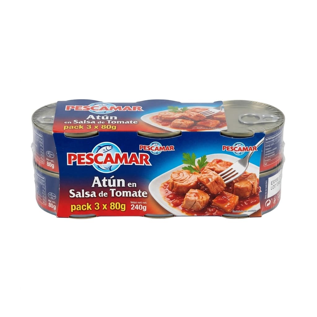 Pescamar Tuna in Tomato Sauce 3 X 80g