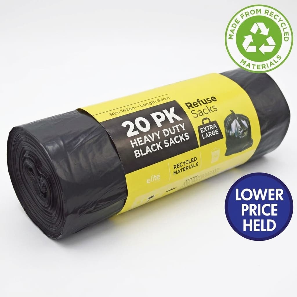 Heavy Duty Refuse Sacks 20pk