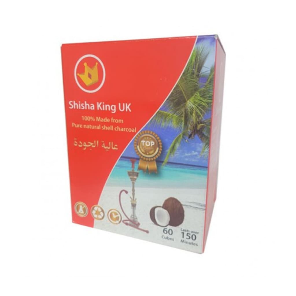 Shisha King UK Coconut Charcoal 60 Cubes