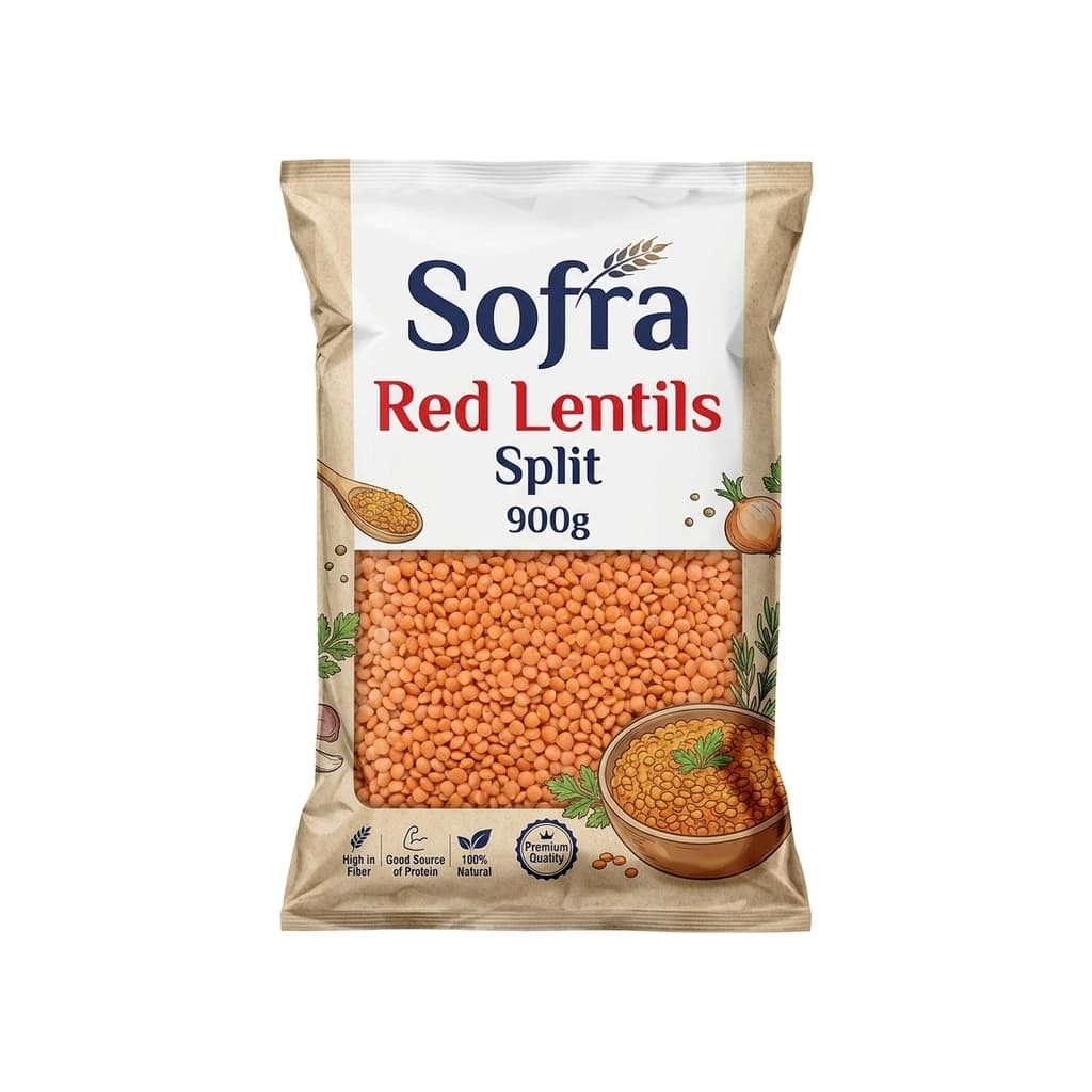 Sofra Red Lentils Split 900g