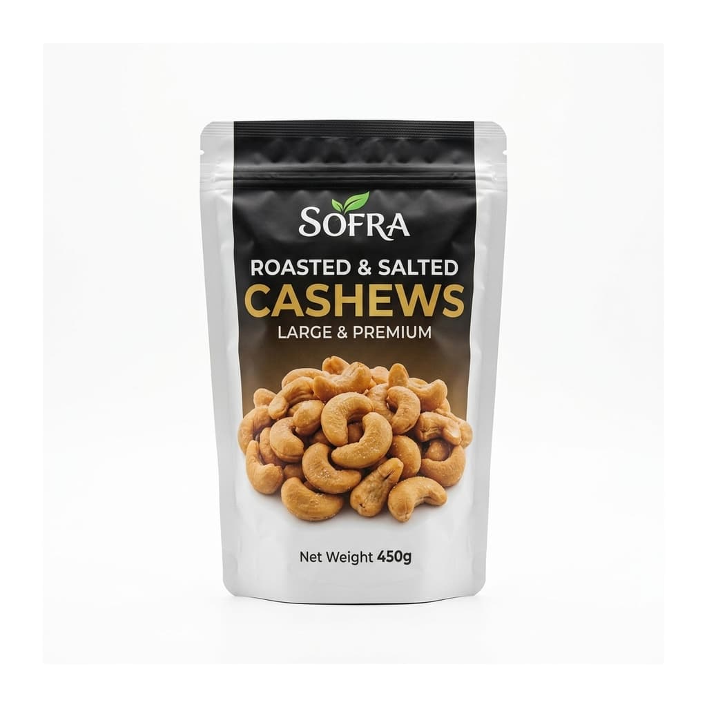 Sofra Roasted & Salted Cashews 450