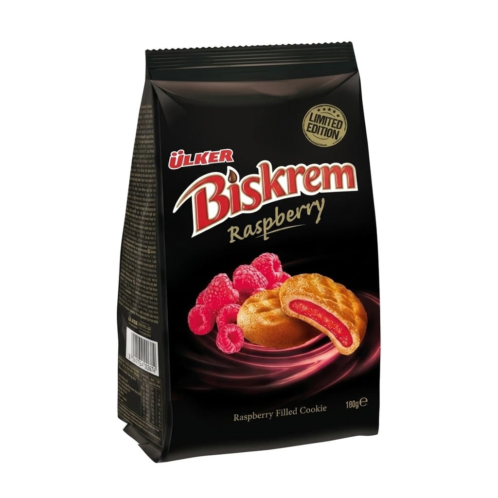 Ulker Biskrem Raspberry 160g