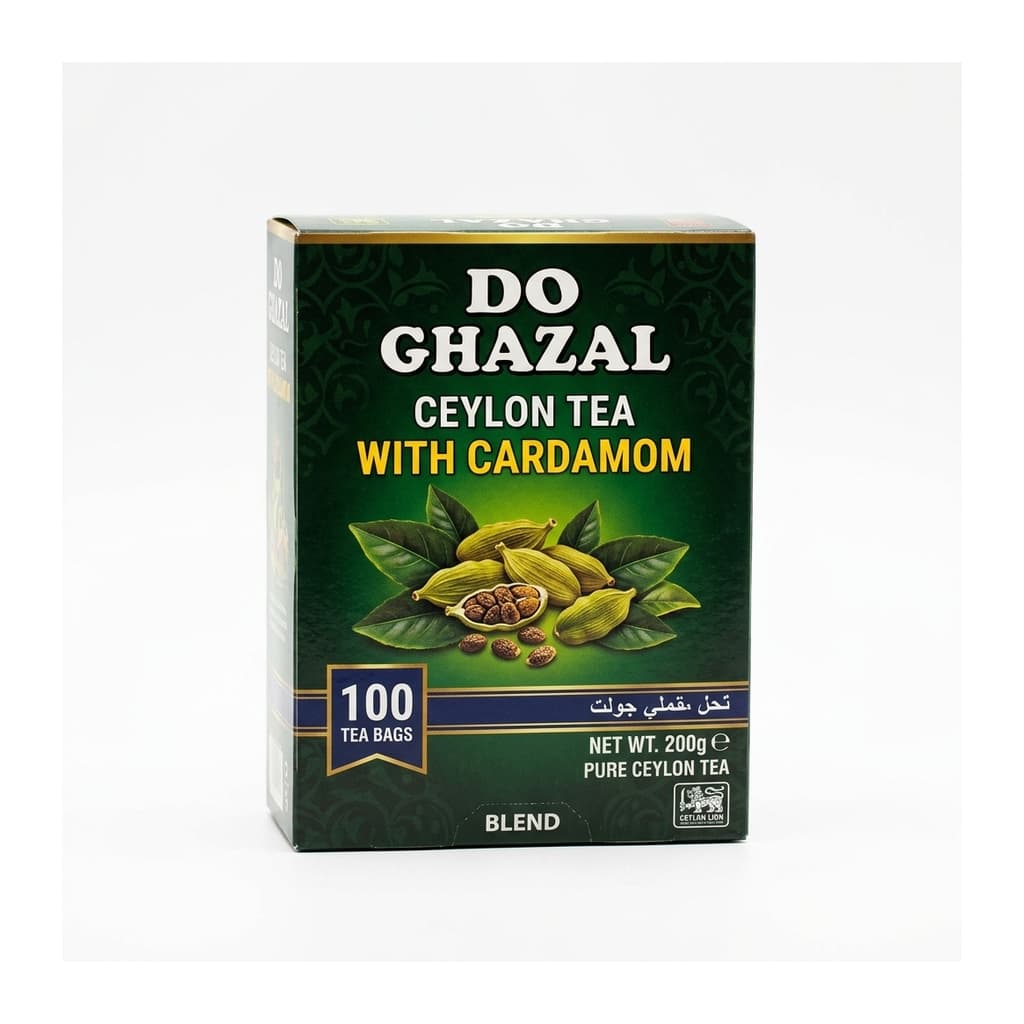 Do Ghazal Ceylon Tea with Cardamom 100 Bags 200g