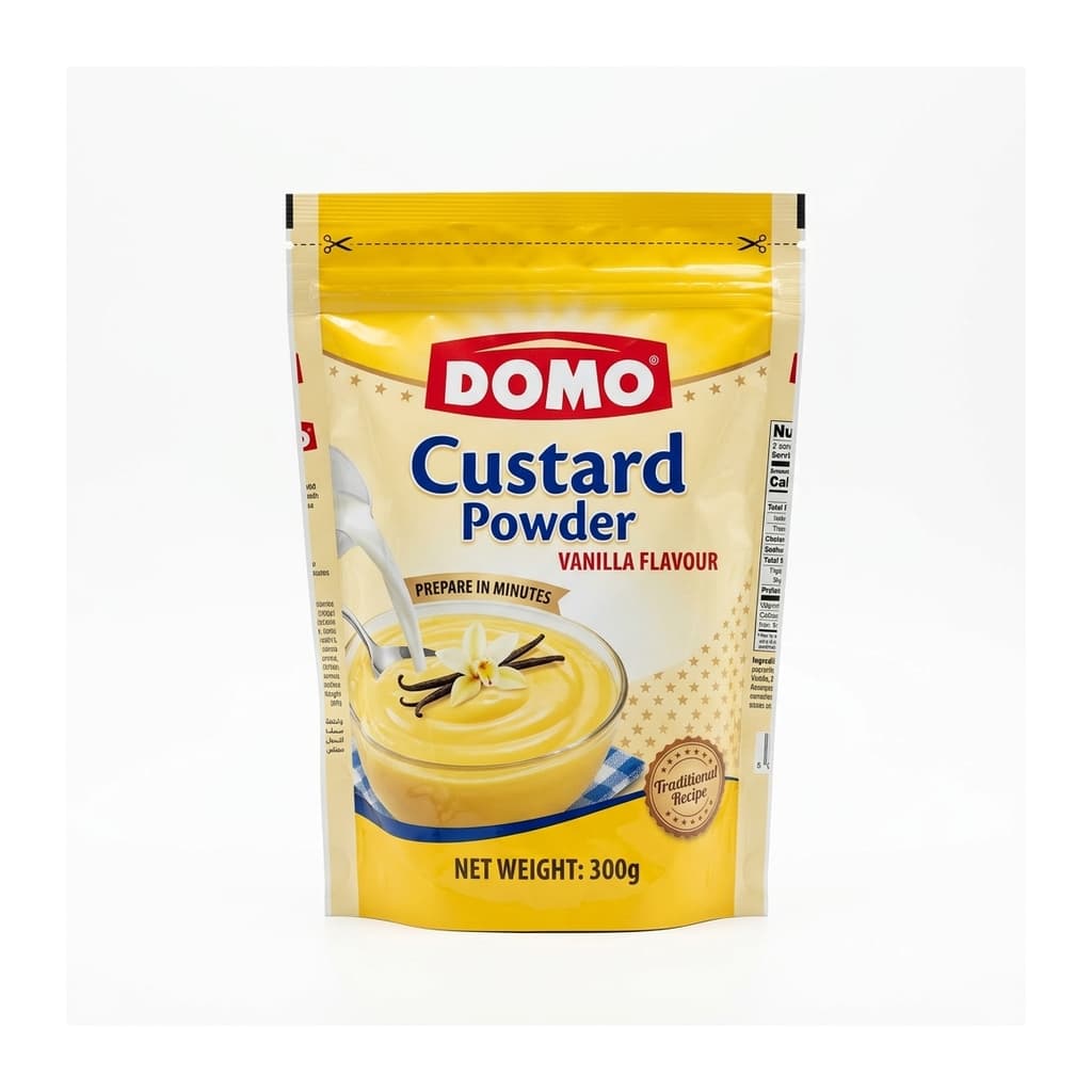 Domo Custard Powder Vanilla Flavour 300g