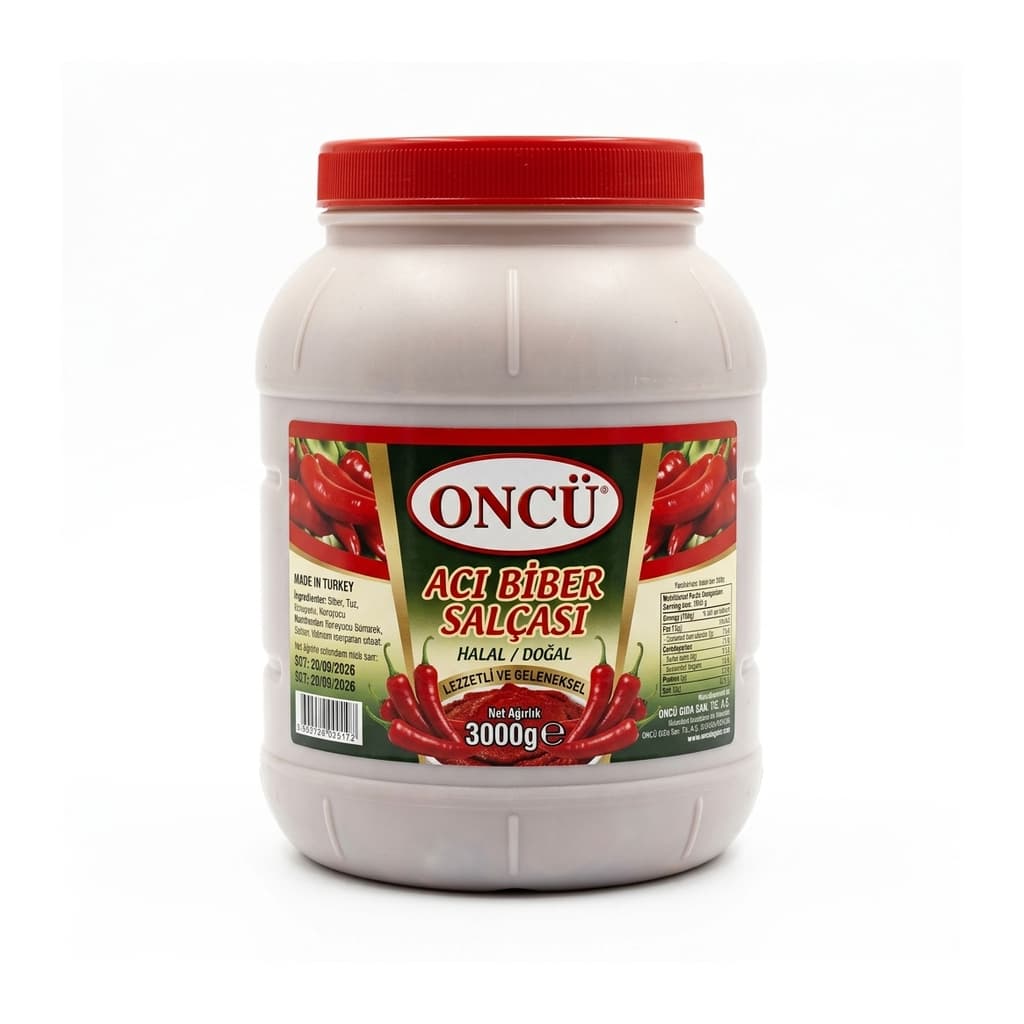 Oncu Hot Pepper Paste 3000g