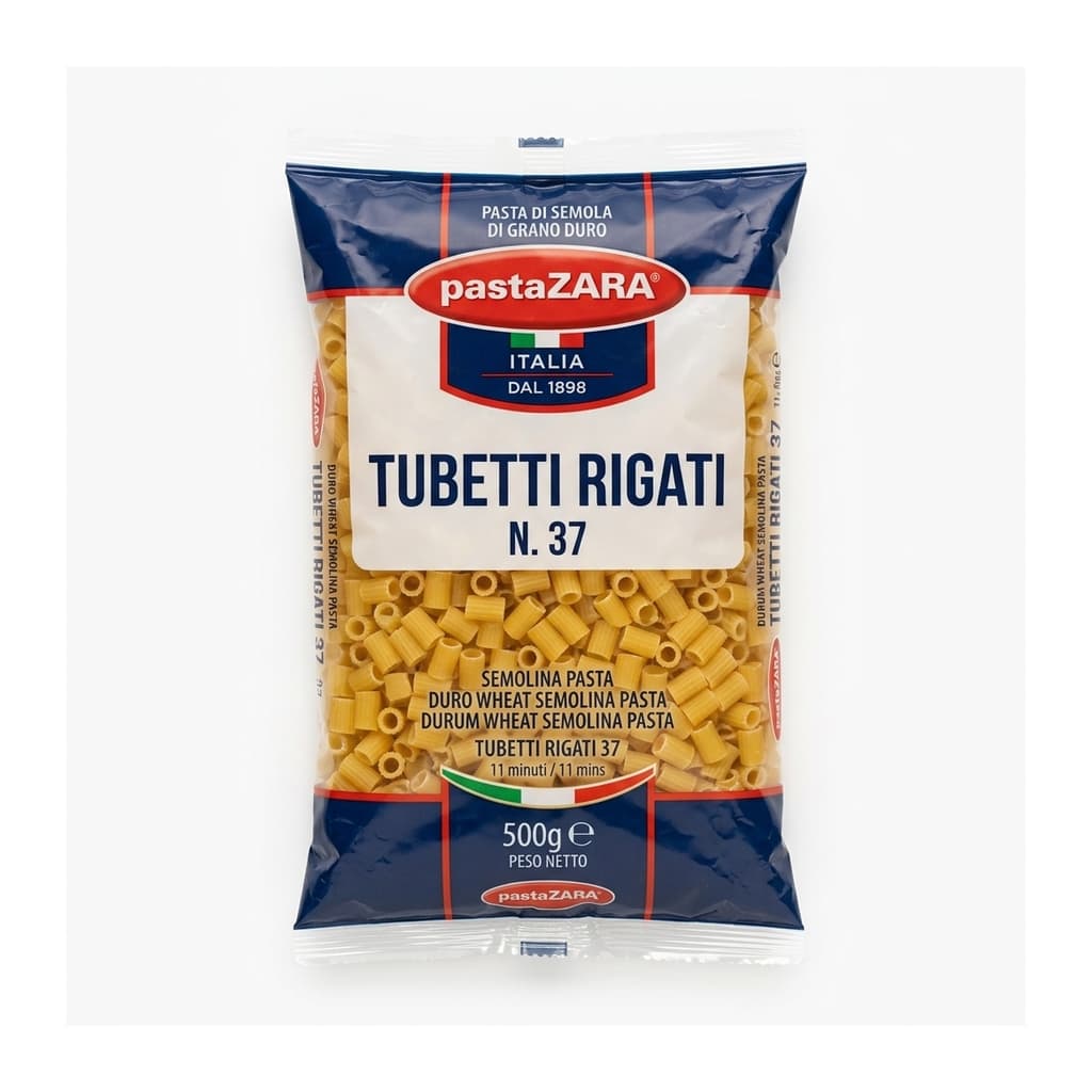 Pasta Zara 37 Tubetti Rigatti 500g