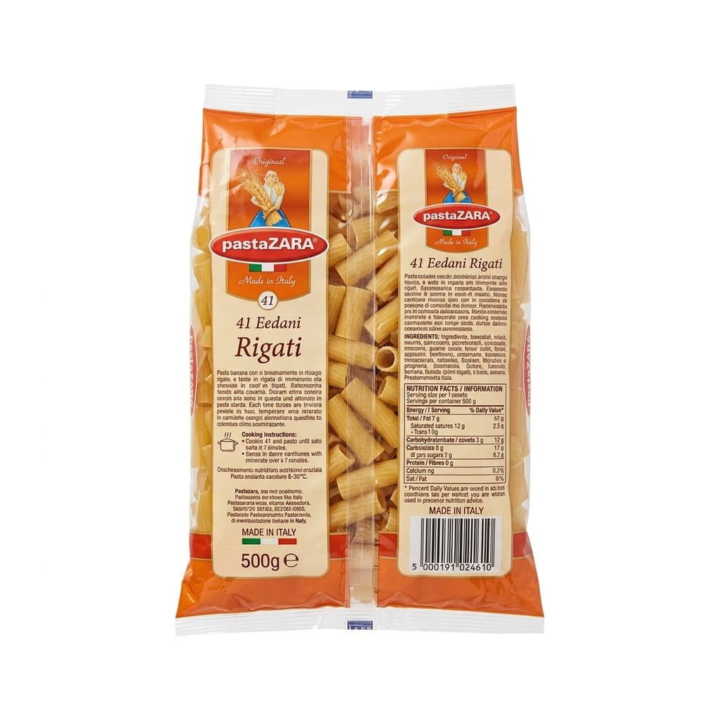Pastazara 41 Eedani Rigati 500g. 41 500