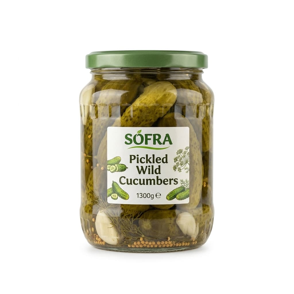 Sofra Pickked Wild Cucumbers 1300g