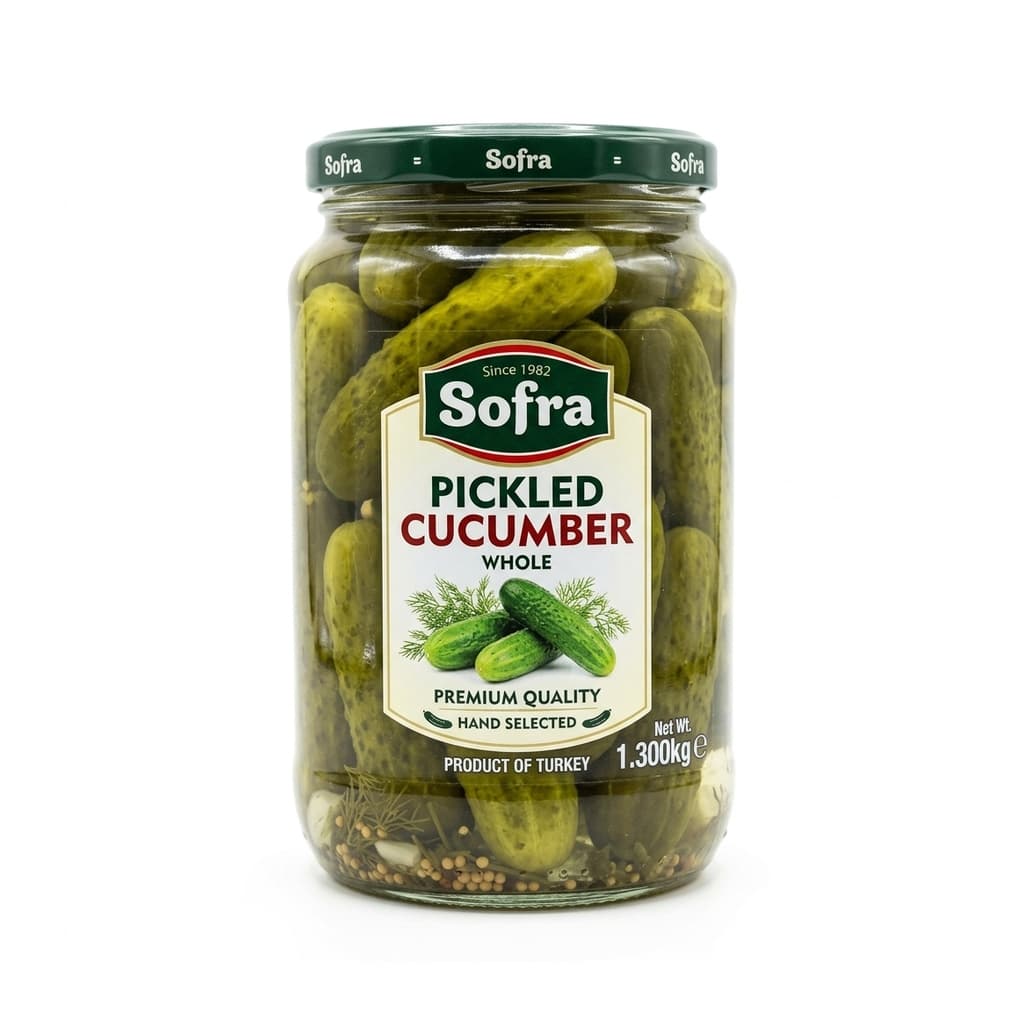 Sofra Pickled Cucumber 1.300kg Net.w