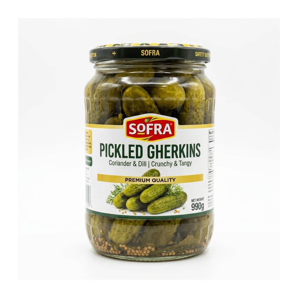 Sofra Pickled Gherkins 990g.