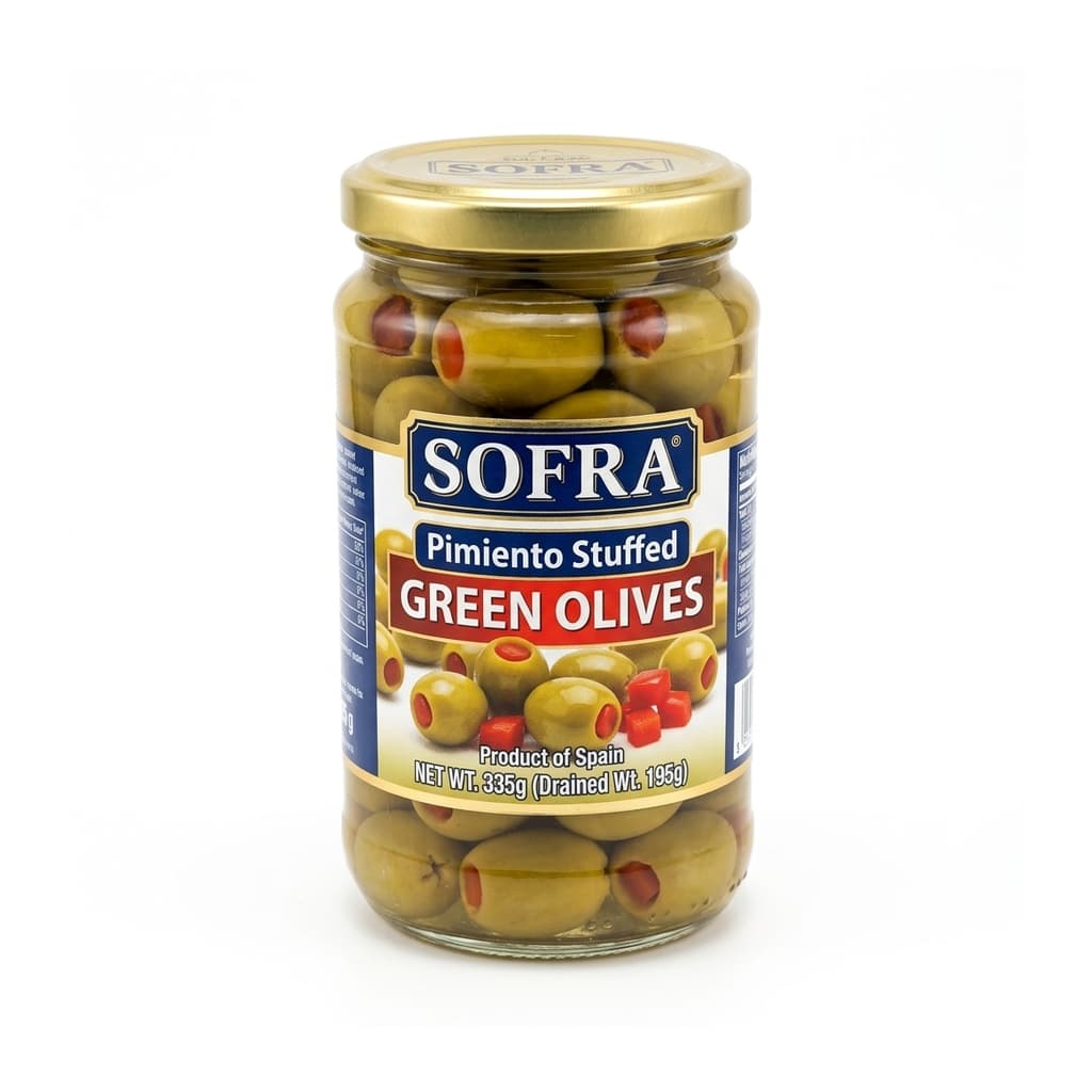 Sofra Pimiento Stuffed Green Olives 335g